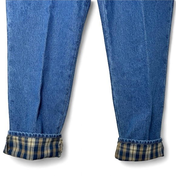 L.L.Bean Flannel Lined Jeans Men’s 37x34 Classic Fit Winter Denim - Picture 7 of 16